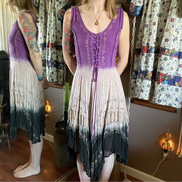 Gradient Hippie Dress - Picture 6 of 6